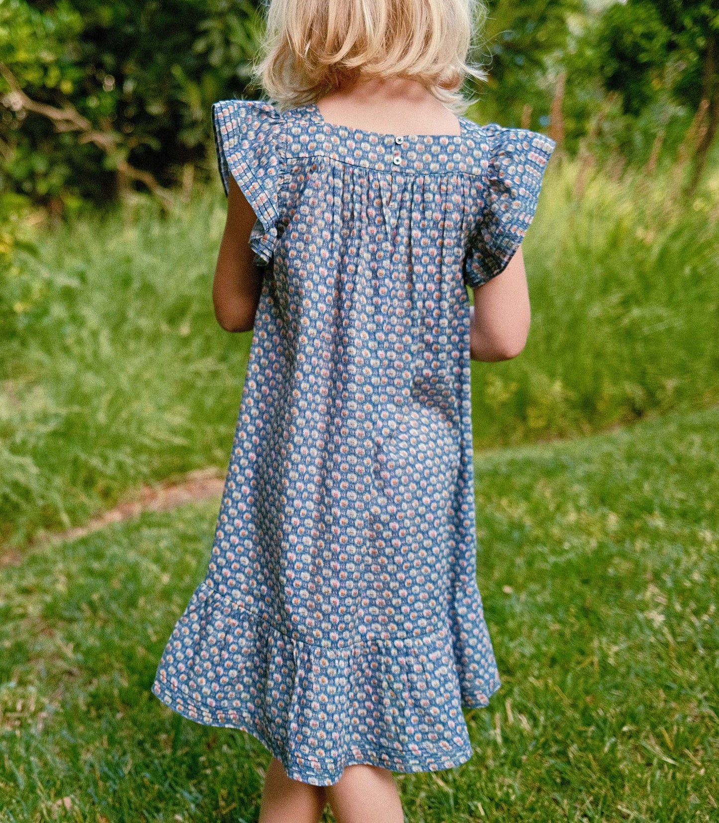 LILY DRESS -- DAHLIA IKAT