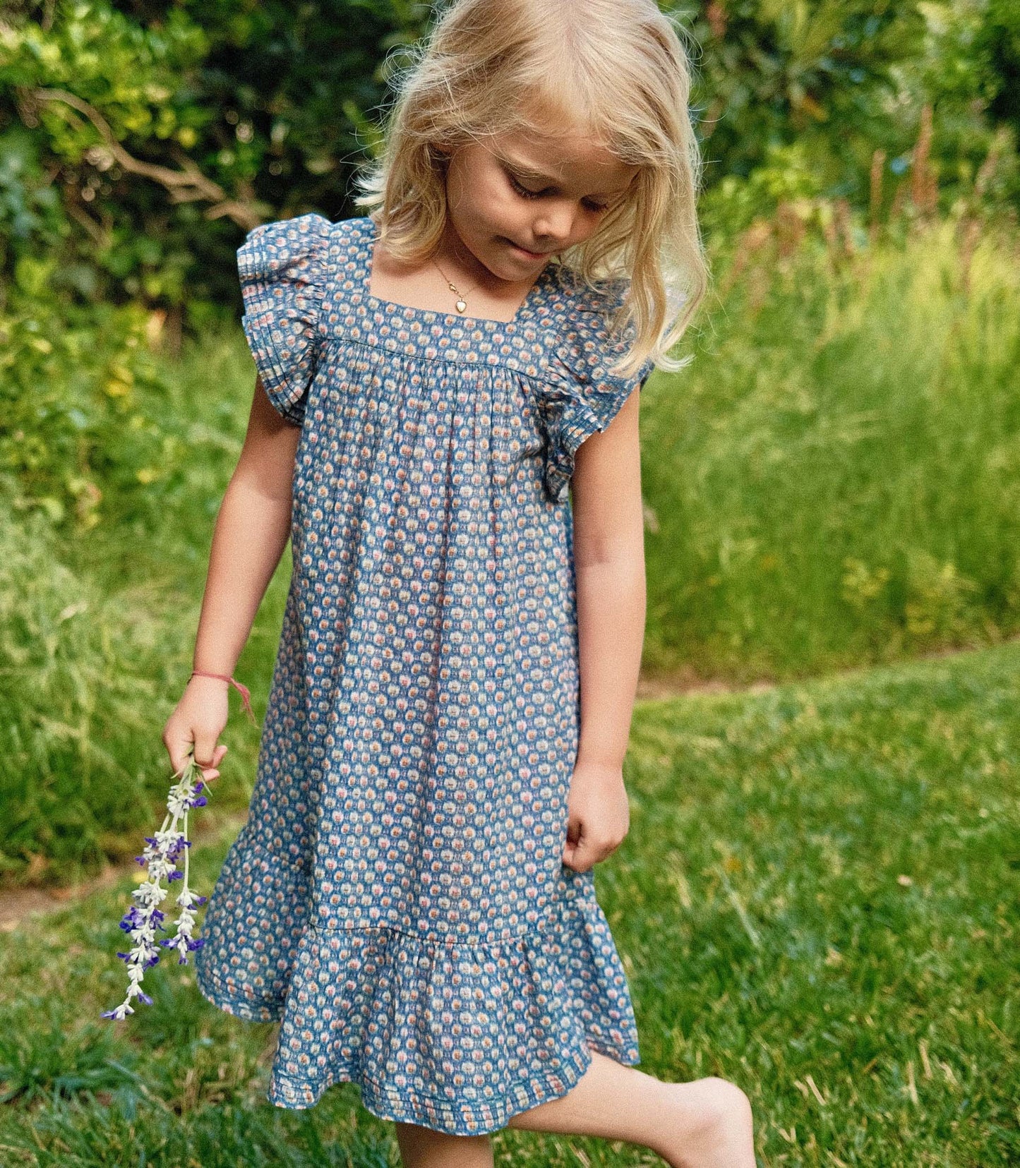 LILY DRESS -- DAHLIA IKAT