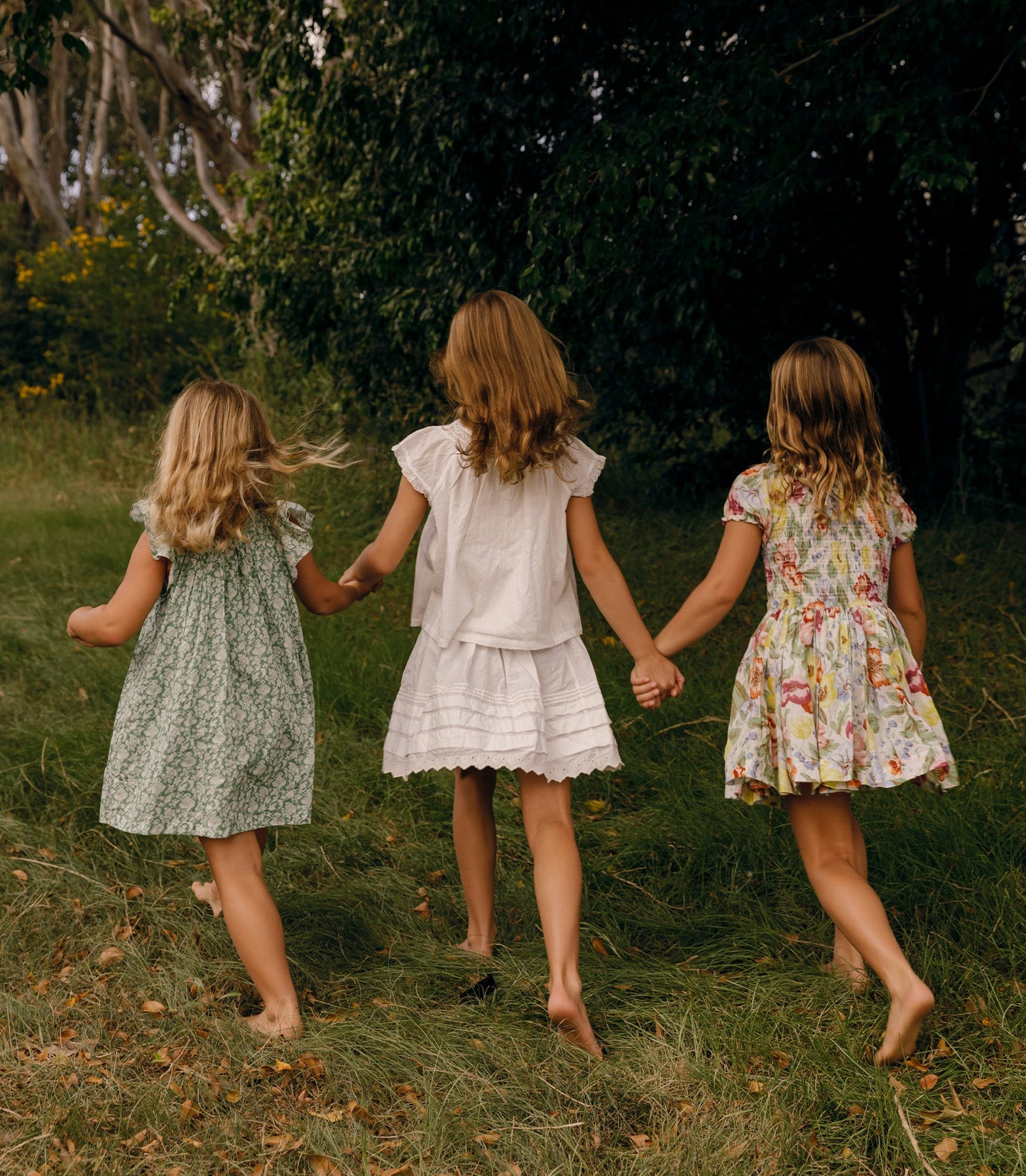 LIESEL DRESS -- PERIDOT TEA FLORAL
