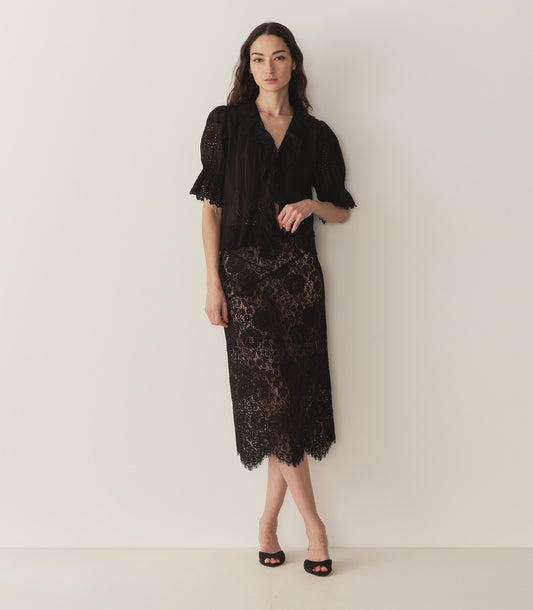 NANDI SKIRT -- BLACK