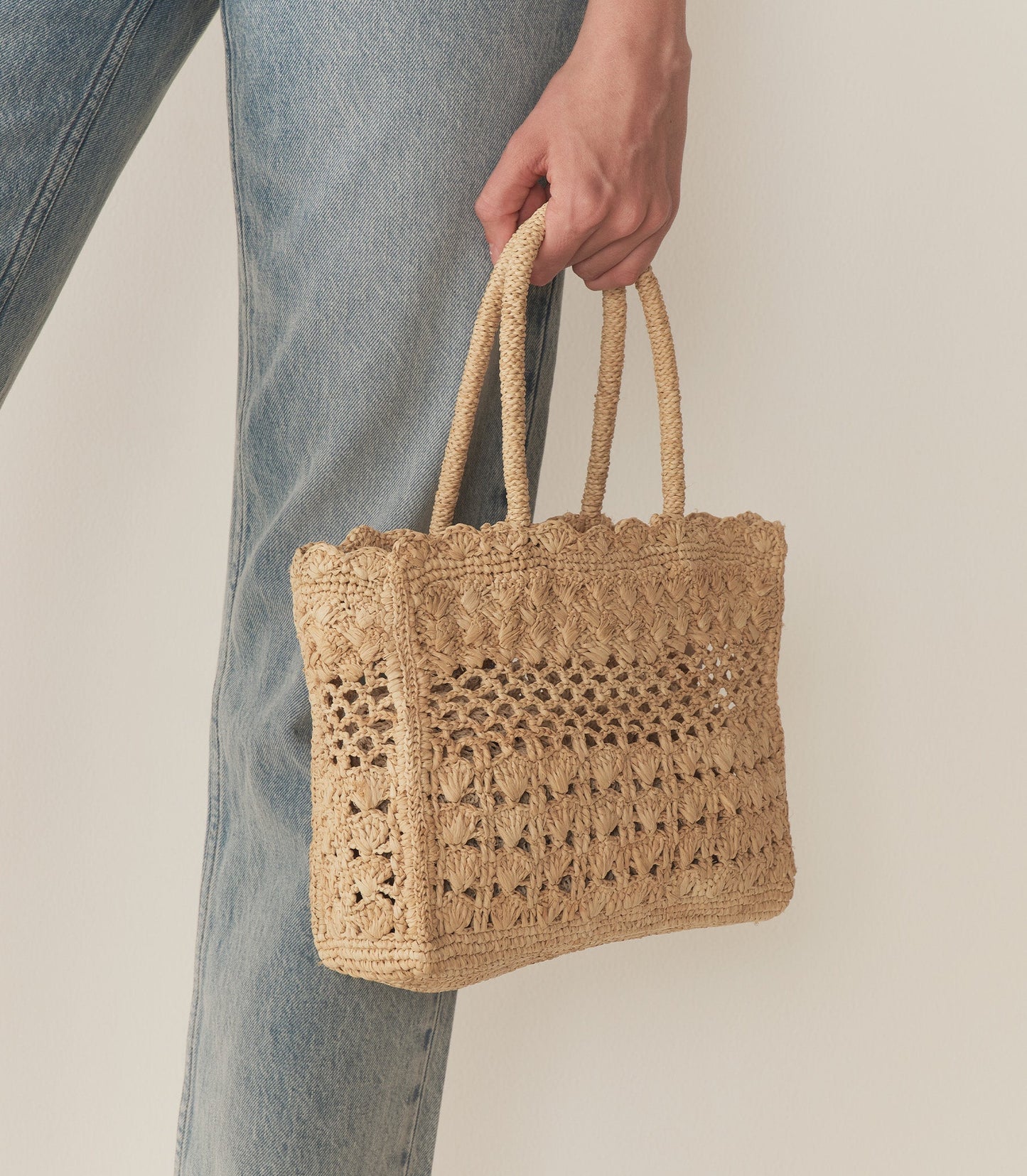 ORLA BAG -- NATURAL RAFFIA