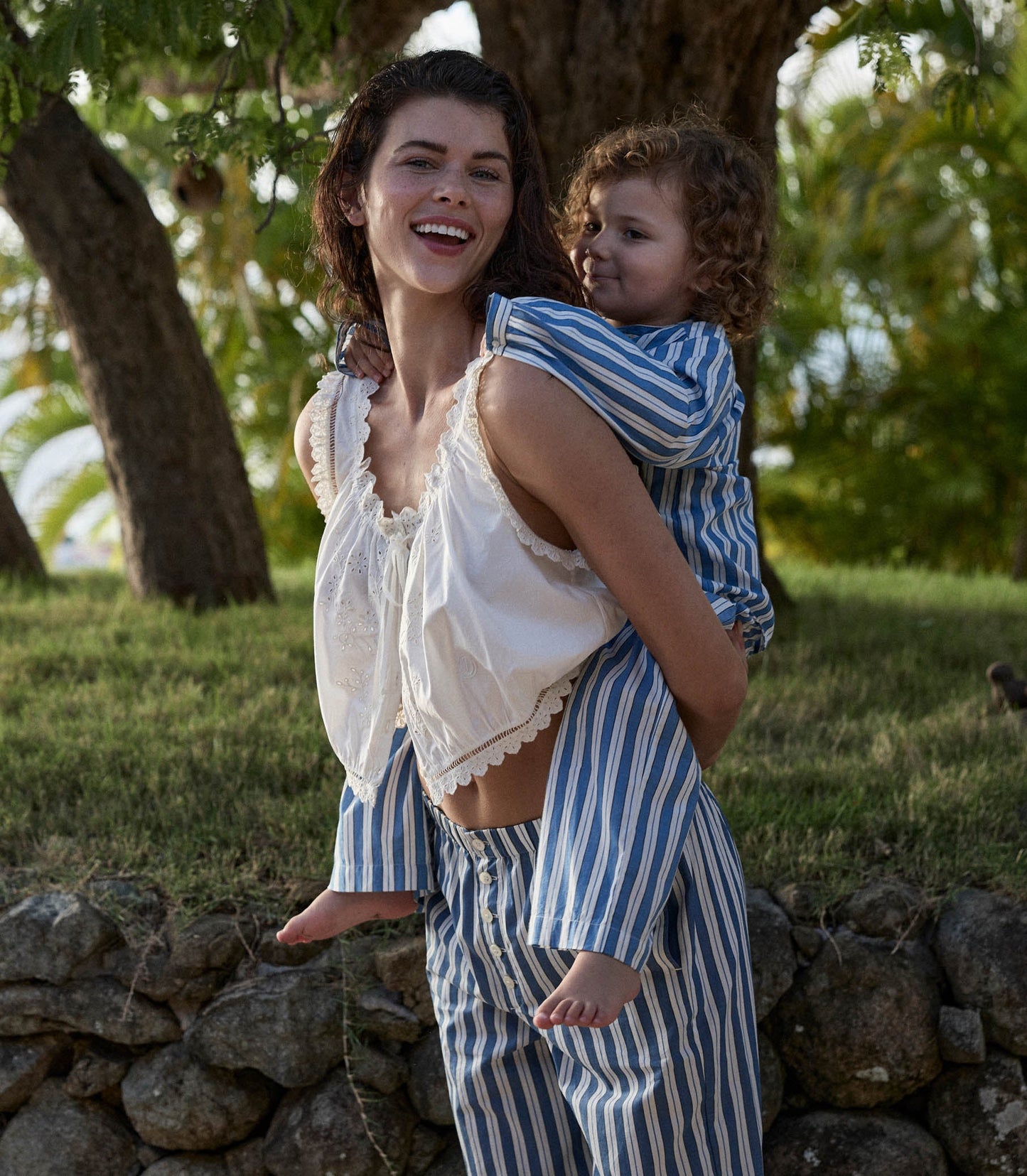 ROBBIE TOP -- LUCERNE STRIPE