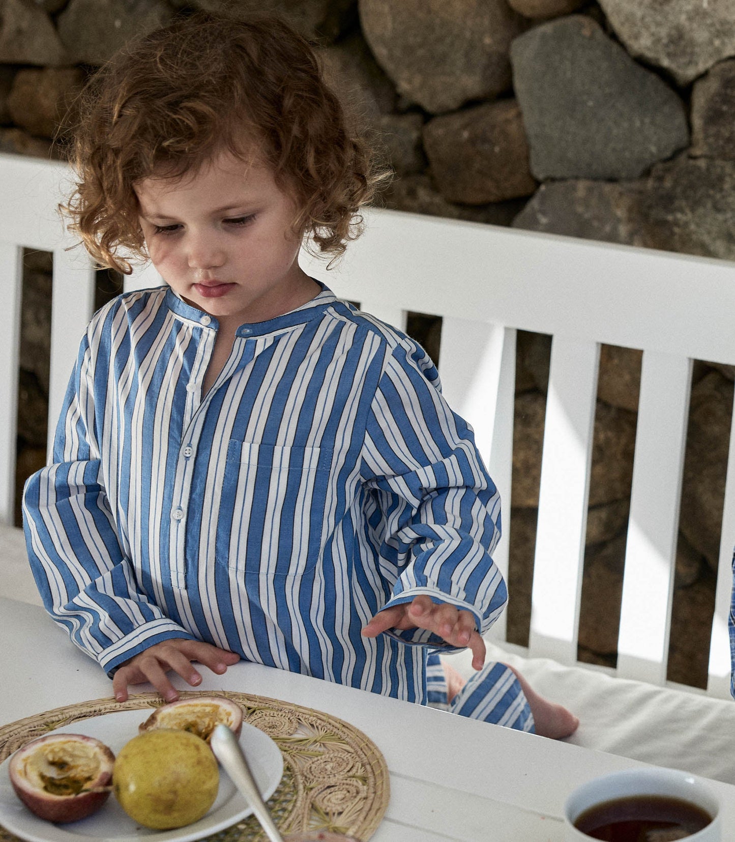 ROBBIE TOP -- LUCERNE STRIPE